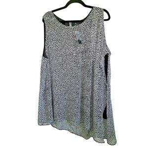Lane Bryant Sleeveless Blouse Size 22/24 Exotic Leopard Animal Print NWT $50RV‎